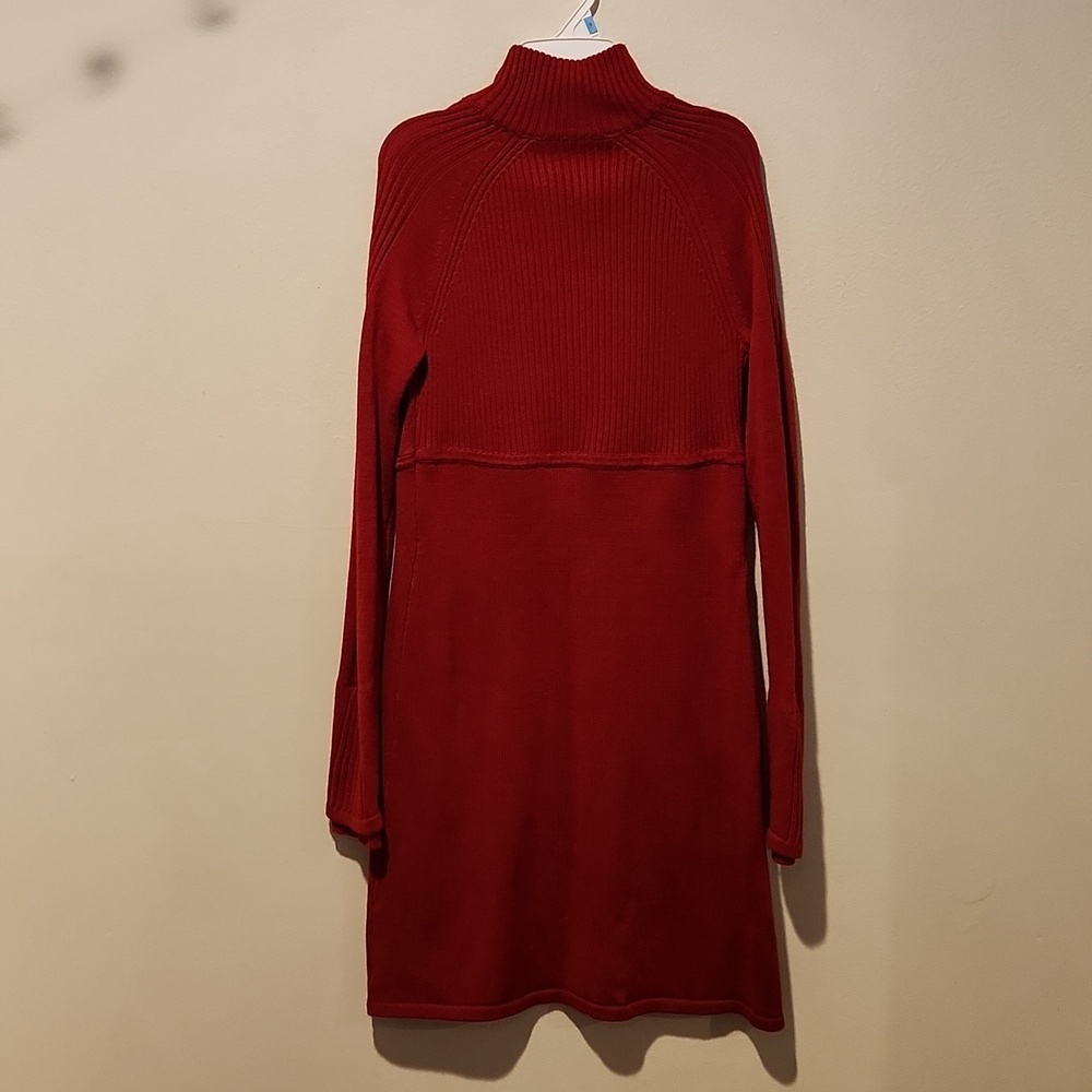 ❤️ ATHLETA OLYMPIA SWEATER DRESS IN CLARET RED, XS - Picture 14 of 15